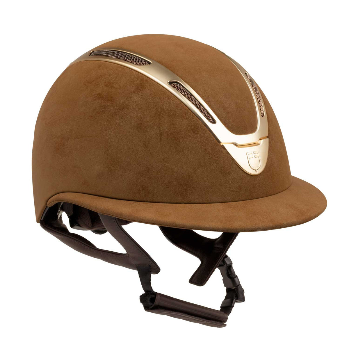 Casco da equitazione donna Equestro Apocalypse con calotta effetto velluto
