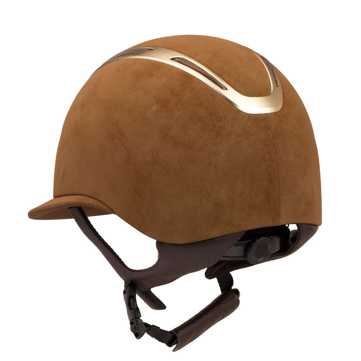 Casco da equitazione donna Equestro Apocalypse con calotta effetto velluto