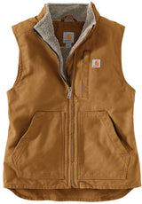 Carhartt Sherpa Lined Mock Neck Gilet donna di Carhartt