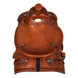 Sella Western da Lavoro McBryan Wpro – Chestnut con Flower Tooling