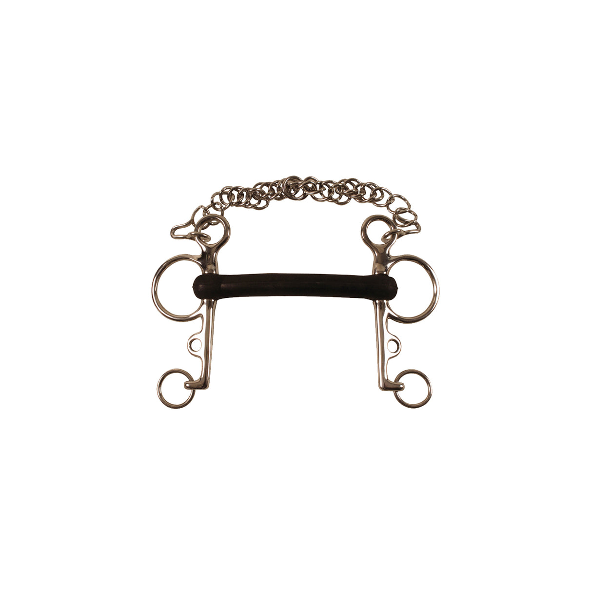 PELHAM INOX INTERO GOMMA RIGIDA