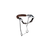 HACKAMORE INOX ASTE LUNGHE C/NASALINA CUOIO INTRECCIATO