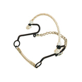 SHORT HACKAMORE FERRO BRUNITO RAWHIDE POOL'S