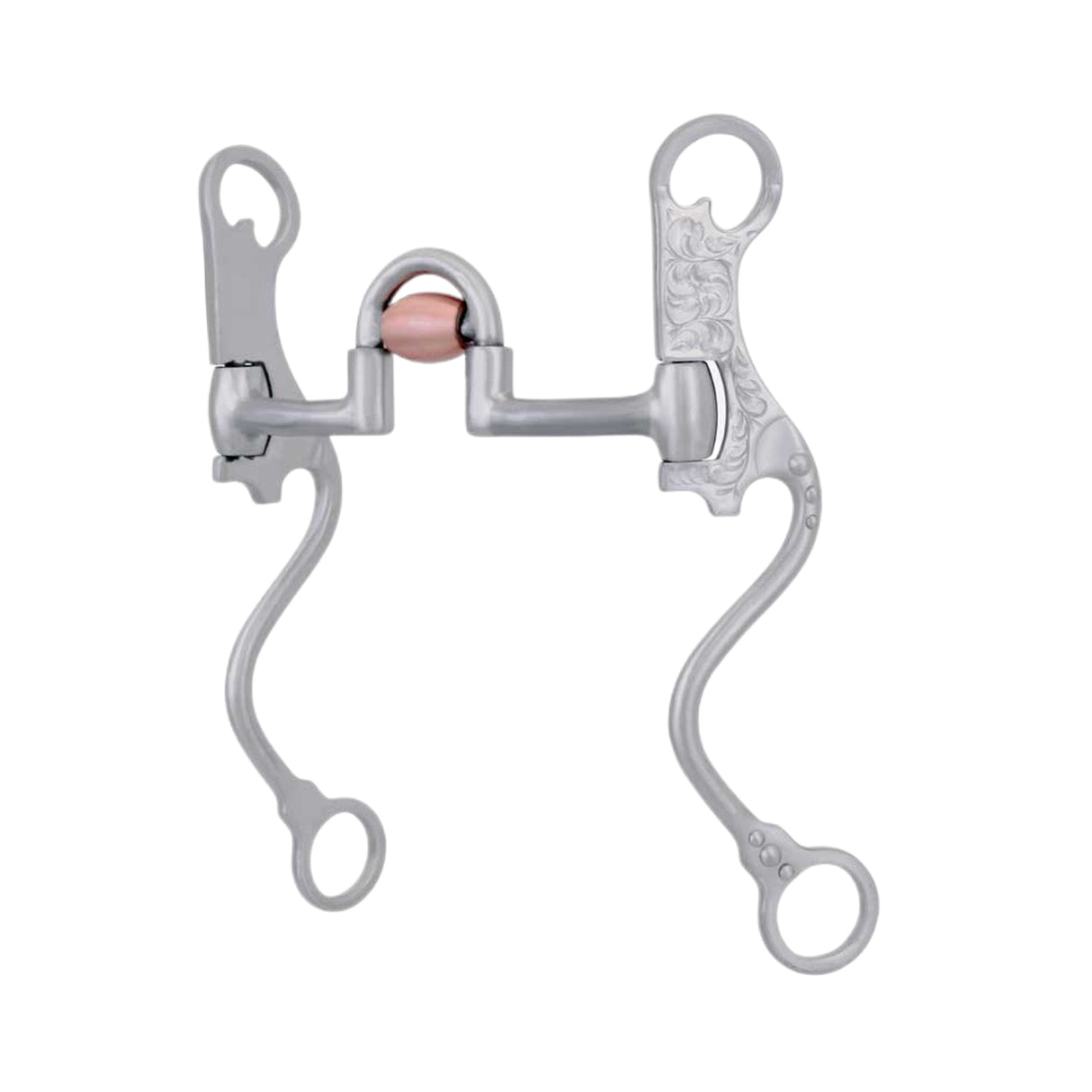 MORSO CORRECTIONAL CON RULLO IN RAME ASTE CURVE DECORATE 11MM