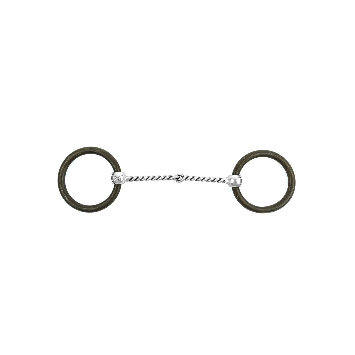 FILETTO WESTERN TORCIGLIONE INOX ANELLI BRUNITI POOL'S
