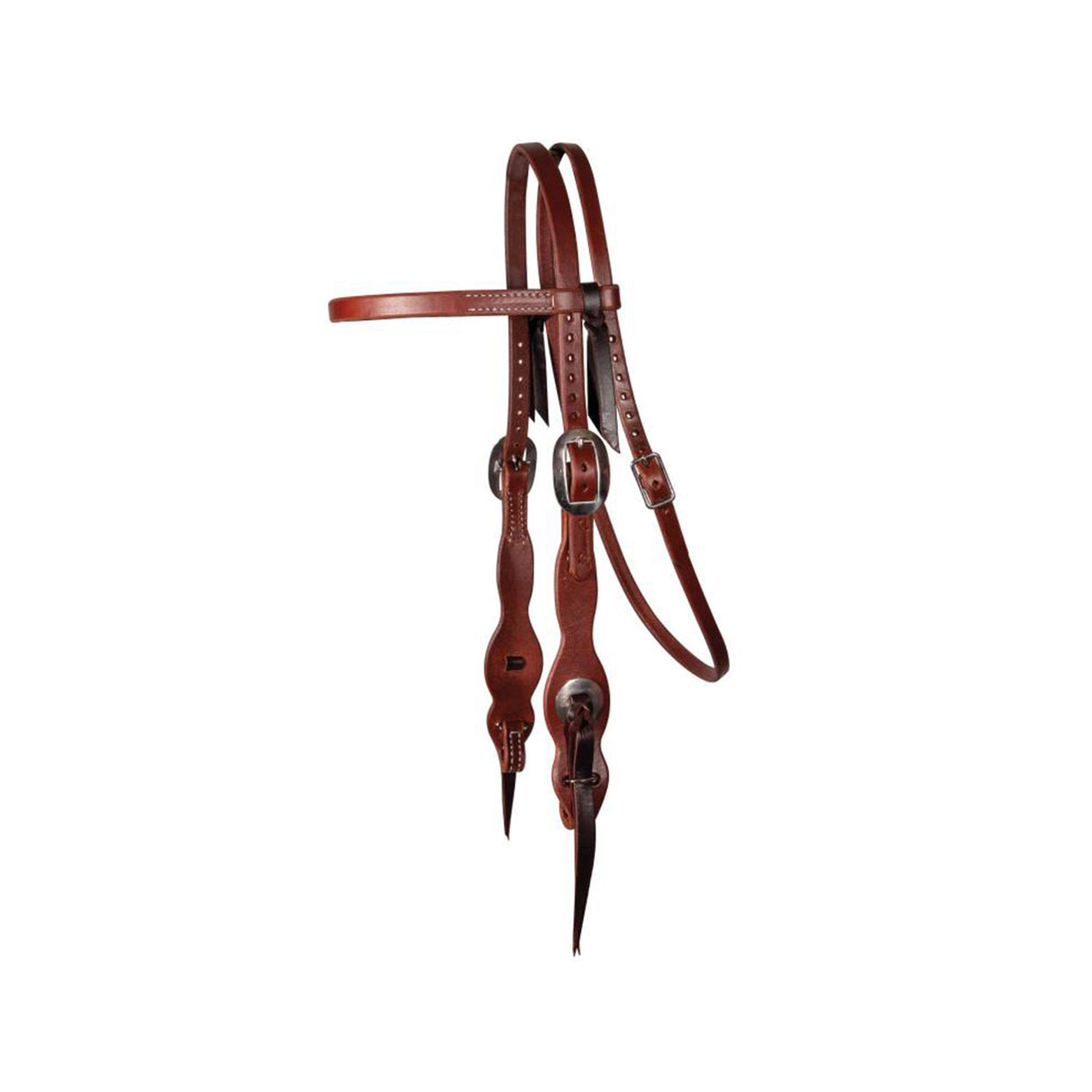Testiera Western con Frontalino a Nappine e Cambio Facile – AmaHorse