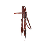 Testiera Western con Frontalino a Nappine e Cambio Facile – AmaHorse