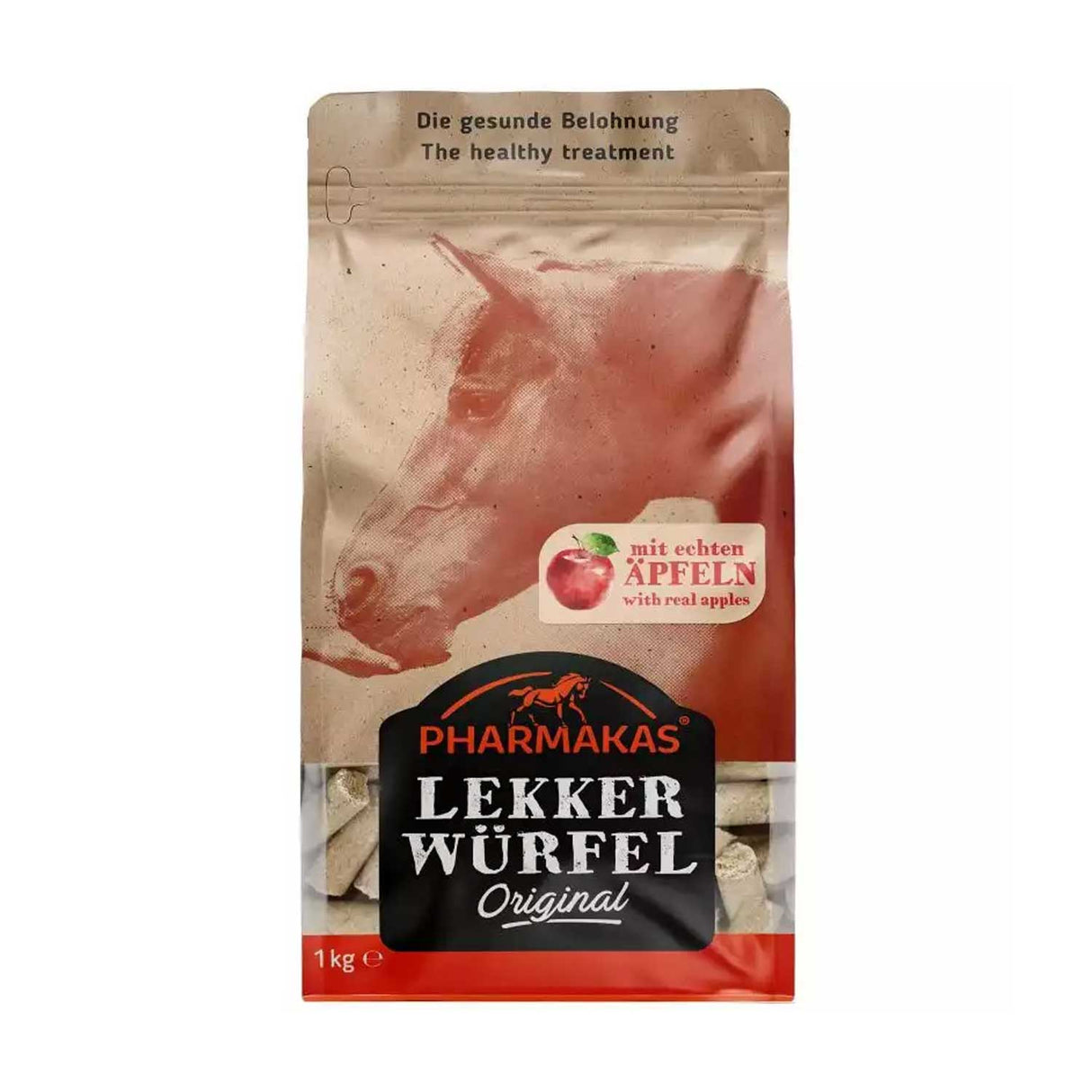 PHARMAKAS LEKKERWURFEL APPLE 1 KG