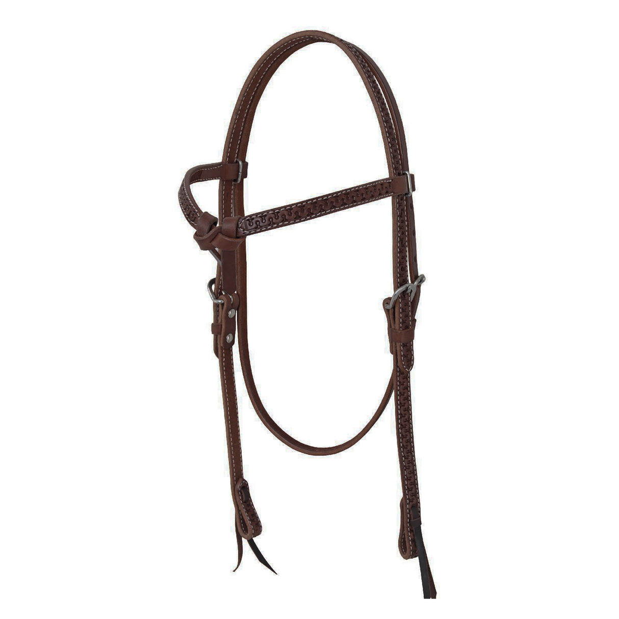 TESTIERA WESTERN CON LAVORAZIONE SNAKE