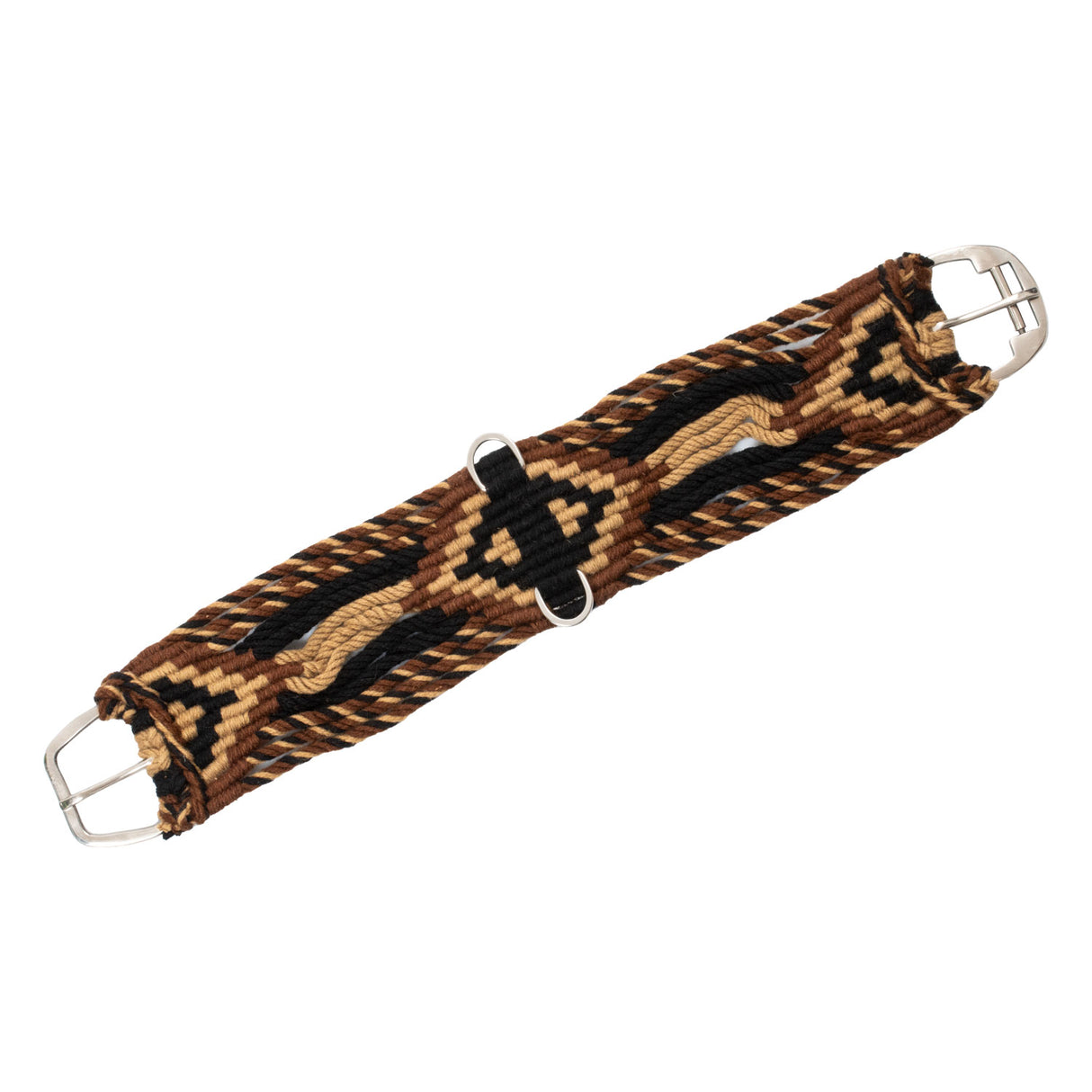 Sottopancia western mohair con decorazioni a rombi