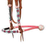 Bosal Pool's in Cuoio con Perline Colorate e Redini Mecate in Cotone