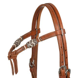 Bosal Set Pool's in Rawhide con Decorazioni Intrecciate e Mecate in Cotone