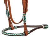 Bosal Pool's in Cuoio con Decorazioni Intrecciate e Redini Mecate in Cotone
