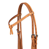 Bosal Set Pool's con Decorazioni Basket in Rawhide e Mecate