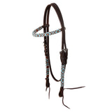 BRIGLIA WESTERN OLIATA CON PERLINE