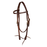 BRIGLIA WESTERN IN CUOIO CON FRONTALINO DRITTO