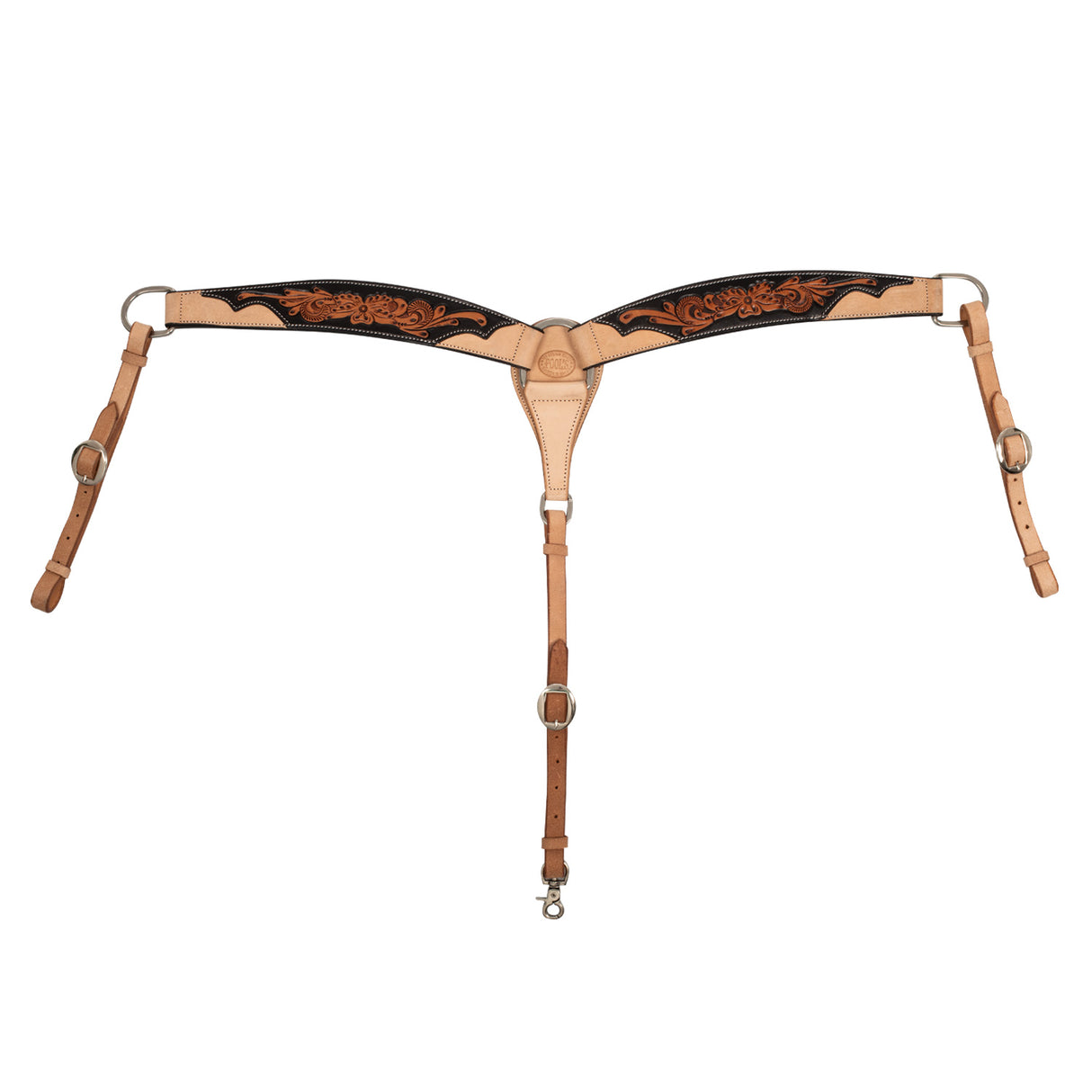 PETTORALE WESTERN LAVORAZIONE DARK FLORAL