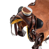 Sella Western Wade Apache Pool's – Chestnut/Natural con Sottopancia e Paracoltello