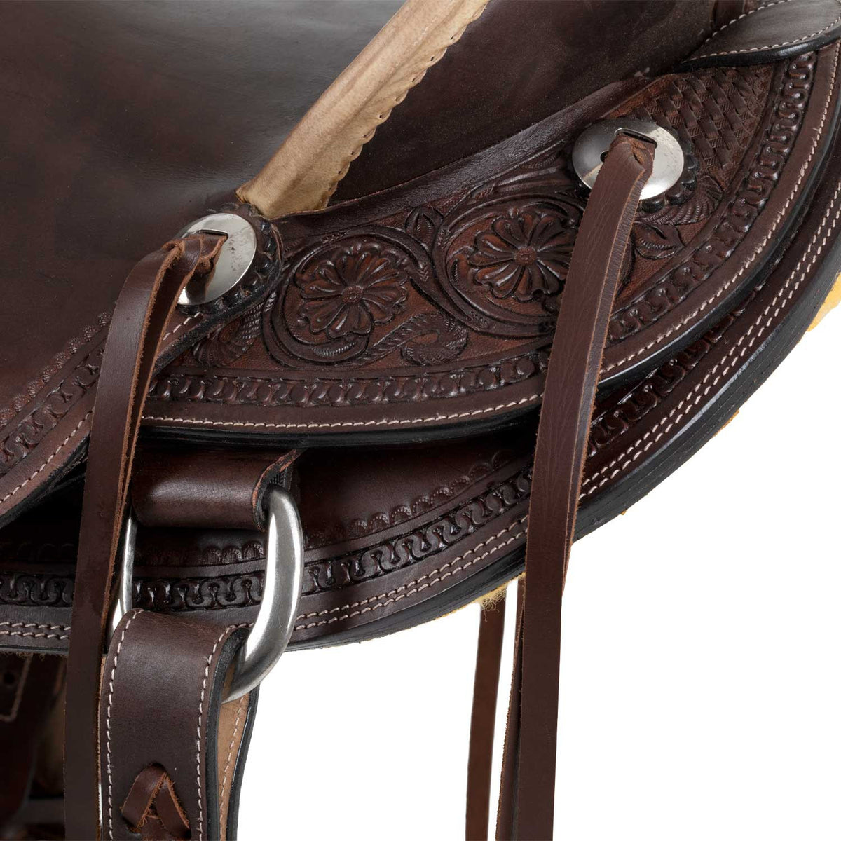 Sella Western Wade Ranch con Flower Tooling