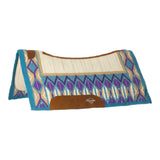 CONTOURED SADDLE PAD WITH WOOLEN BLANKET 34X36