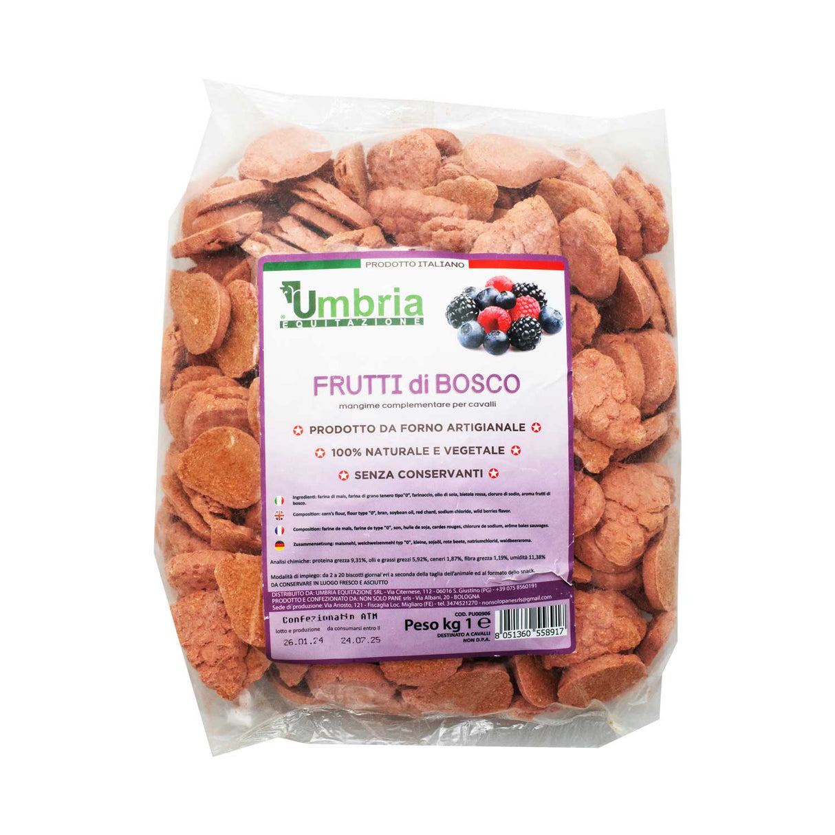 BISCOTTI FRUTTI DI BOSCO (930 GR)