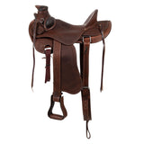 Sella Western Ranch Lakota SB – Cuoio Brown per il Lavoro Quotidiano