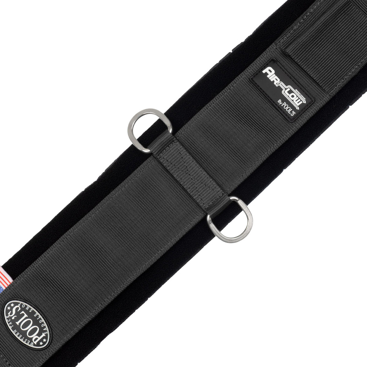 Sottopancia Western Airflow Neoprene Chiusura a Strappo Fibbia Rullo Inox – Pool's