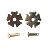 COPPIA ROTELLE SPERONI C/RIVETTI 303