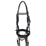 BRIGLIA DRESSAGE DOUBLE ROUND BROWBAND