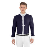 EGO7 Camicia Competizione Polo ML Uomo | Button-Down Anti-Odore