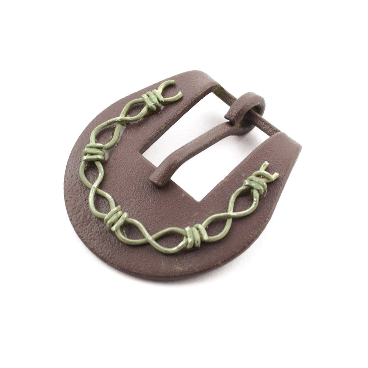 FIBBIA TESTIERA WESTERN BRUNITA "CHAIN"