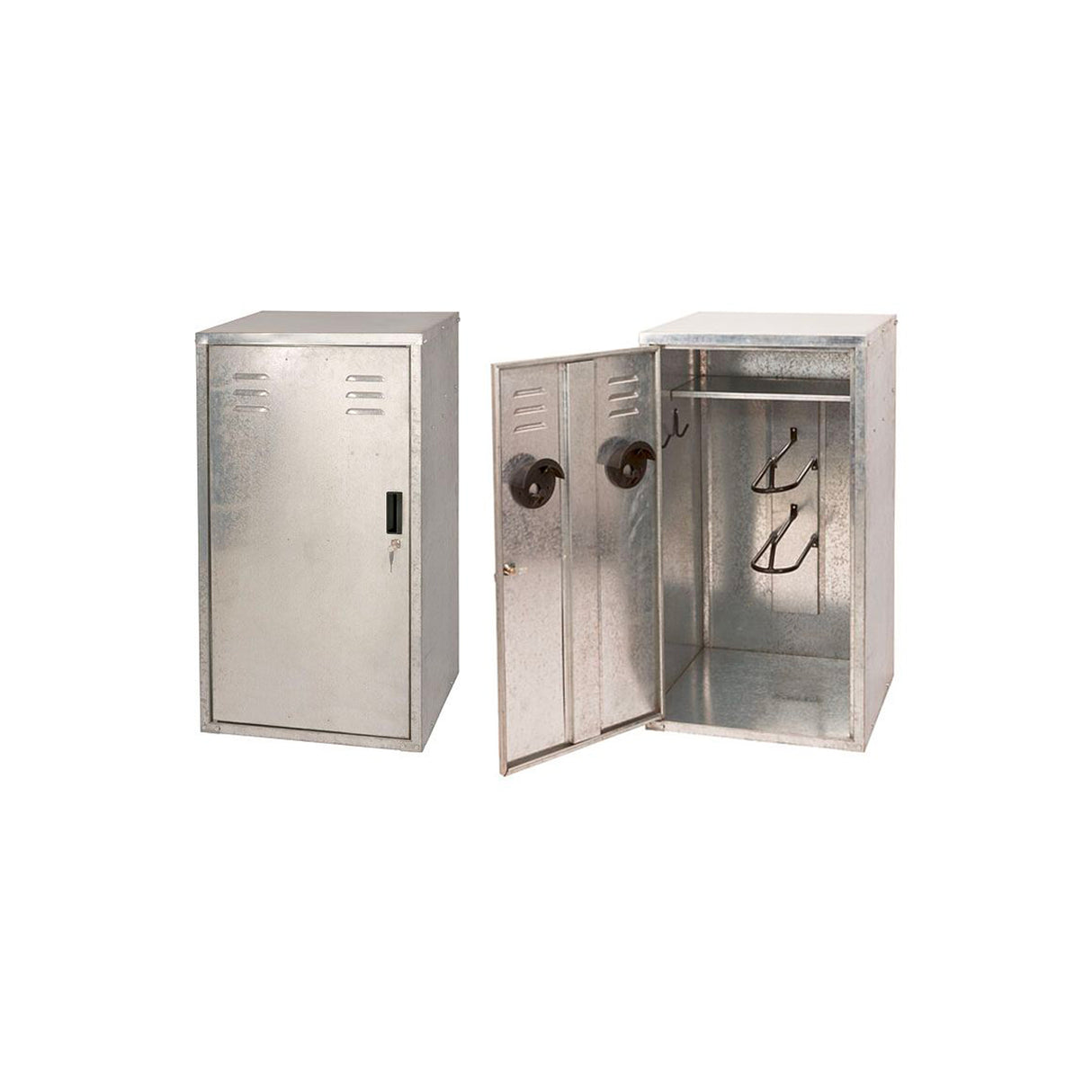 ARMADIO PORTASELLA IN LAMIERA ZINCATA 106x60x60 CM