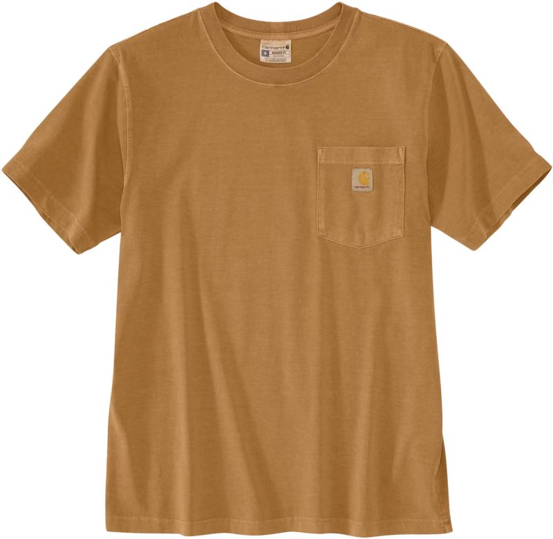 Carhartt Irvine Relaxed Garment Dyed Maglietta marrone