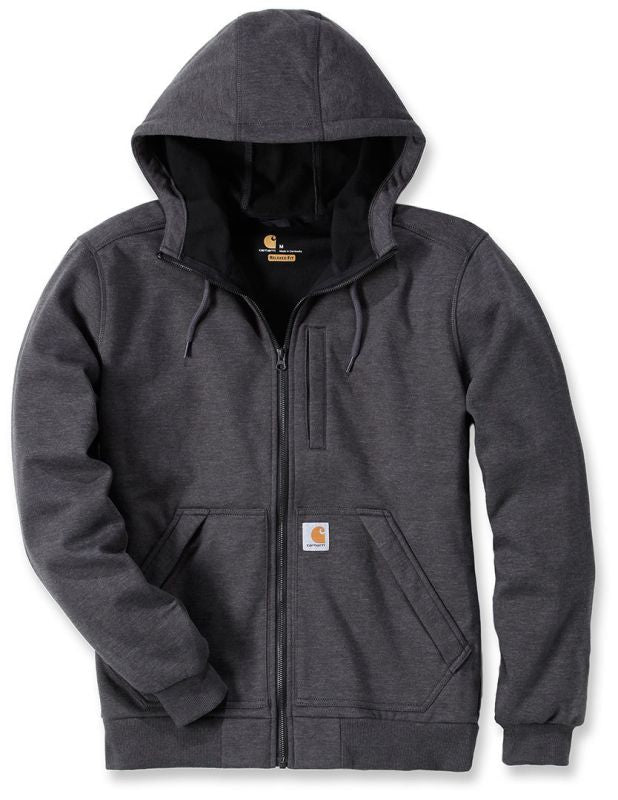 Carhartt Wind Fighter Zip Felpa con cappuccio grigio