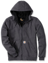 Carhartt Wind Fighter Zip Felpa con cappuccio grigio