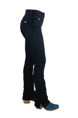 Jeans Ranch Girls Bootcut Stretch ´CLEO´ in denim scuro