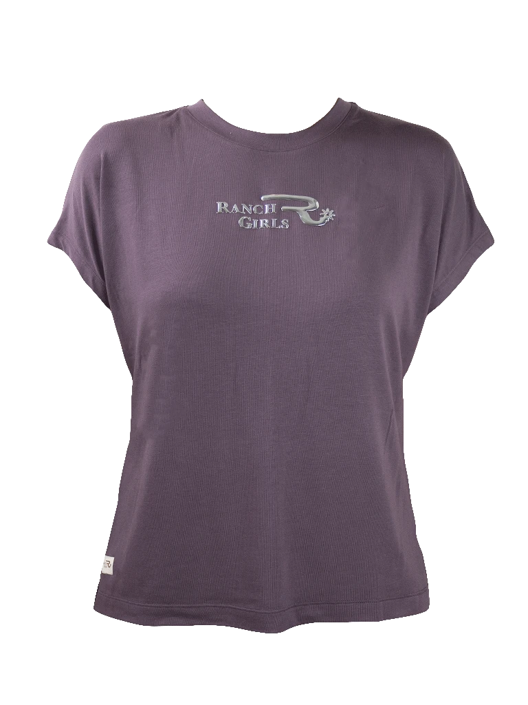 Ranch Girls T-Shirt ´RONNIE` maroon