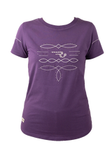 T-shirt Ranch Girls con strass ´WILMA` prugna