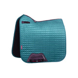 SUEDE DRESSAGE SQUARE PEACOCK