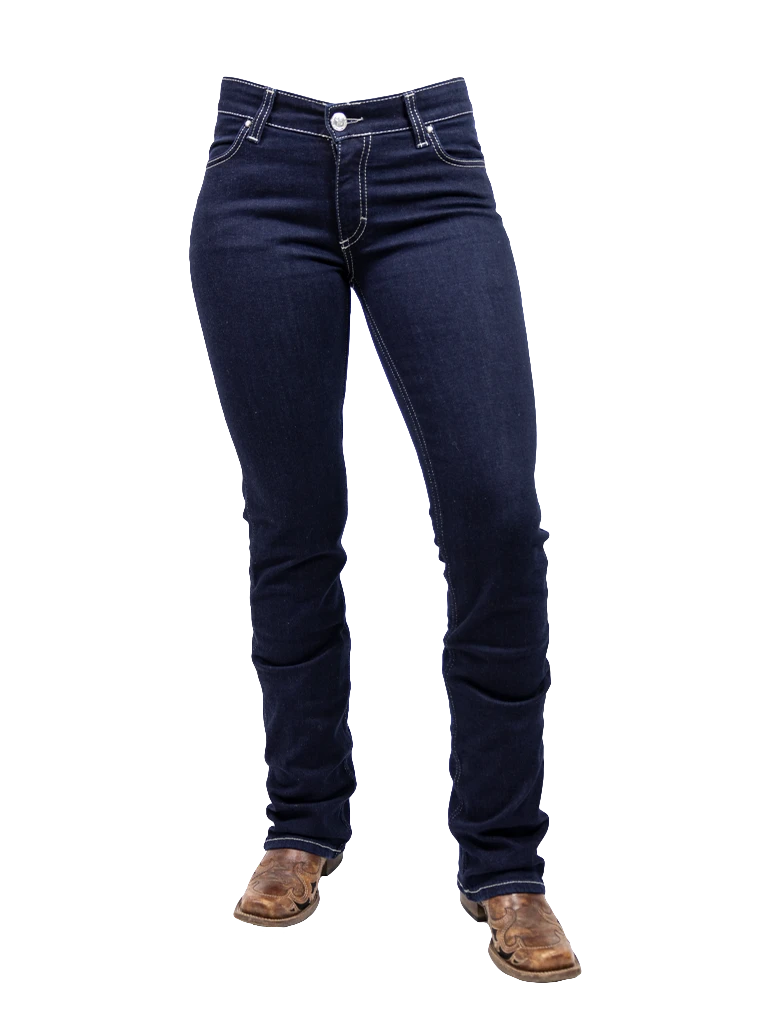 OSWSA Damen Jeans ´ANNA´ dark Denim