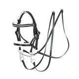 Hobby horse double bridle black