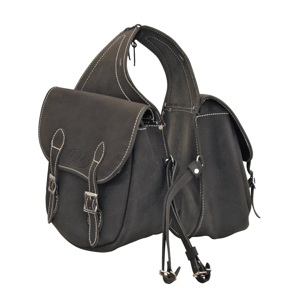 BISACCIA CUOIO SCAMOSCIATO 2 TASCHE