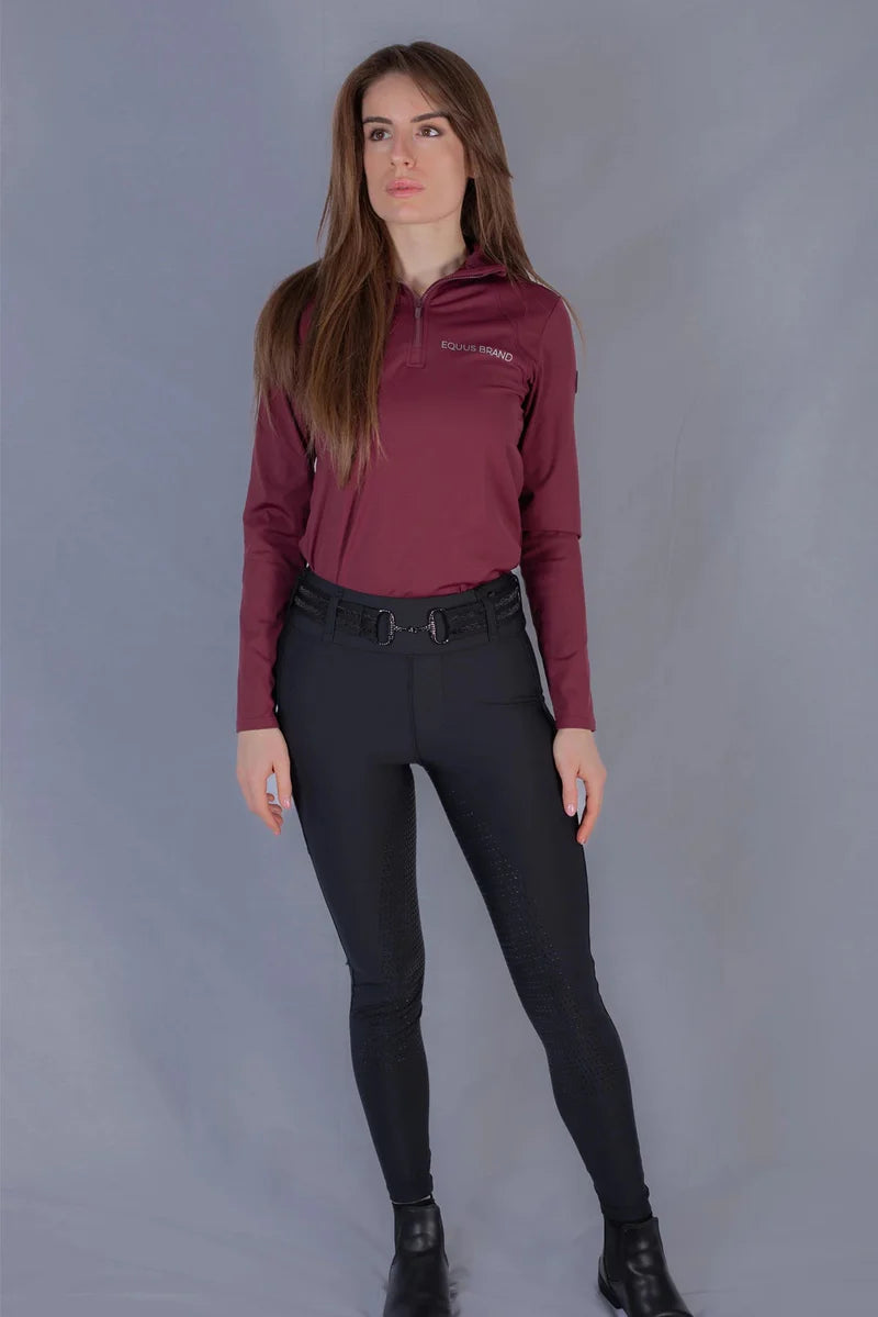 LEGGINGS CARGO NERO EQUUS.BRAND