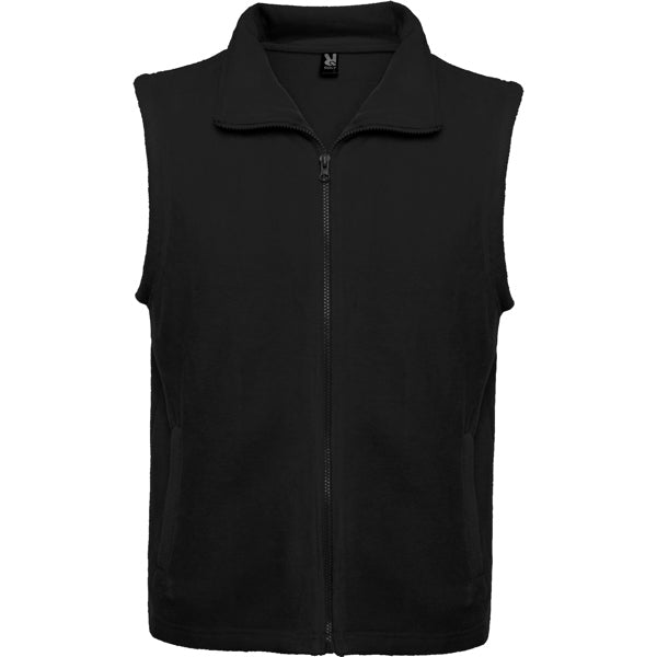 Gilet in pile New Bellagio Roly con collo alto e tasche con zip