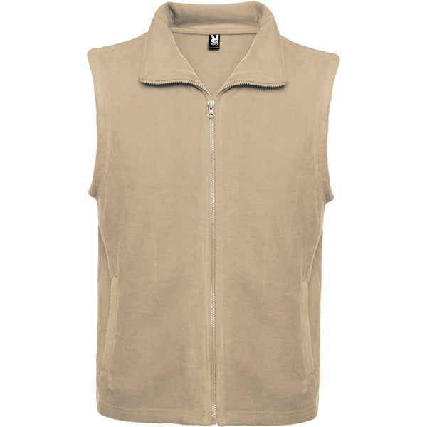 Gilet in pile New Bellagio Roly con collo alto e tasche con zip