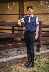 PANTALONE UOMO OXFORD NERO EQUUS.BRAND