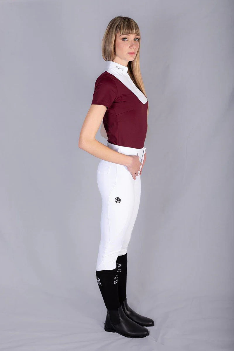 POLO DA CONCORSO SVEVA BORDEAUX EQUUS.BRAND