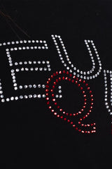 T-SHIRT SWAROVSKI RED EQUUS.BRAND