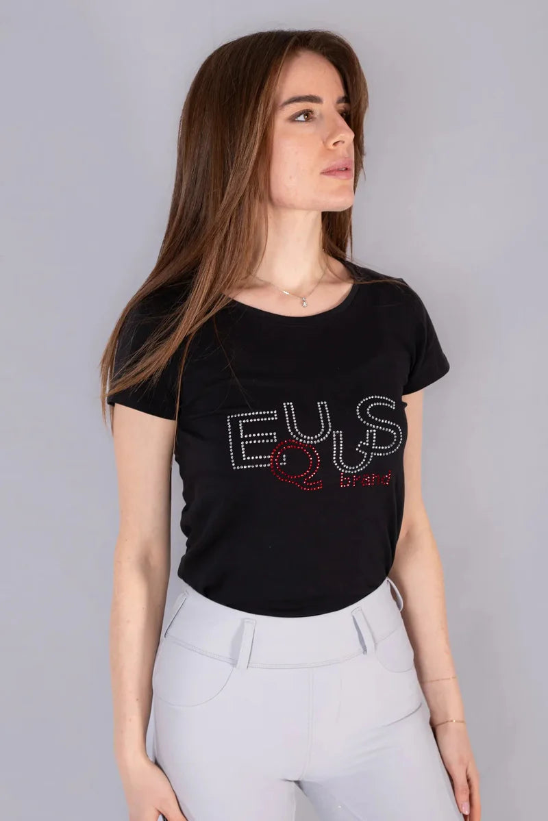 T-SHIRT SWAROVSKI RED EQUUS.BRAND