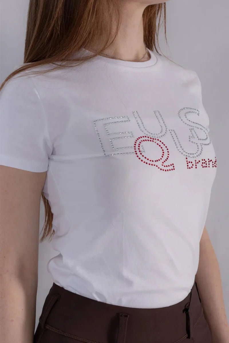 T-SHIRT SWAROVSKI RED EQUUS.BRAND
